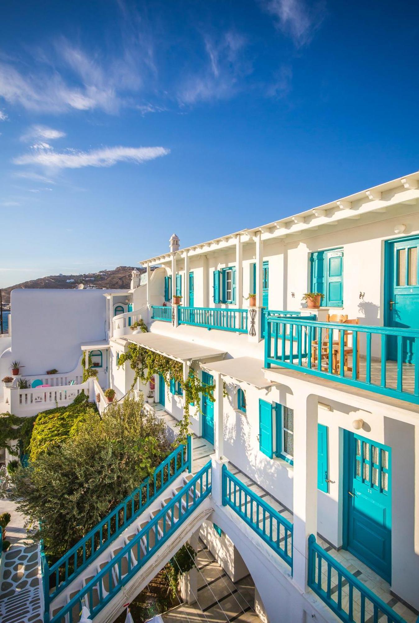 Pension Marias Sea View Mykonos Town Exteriör bild