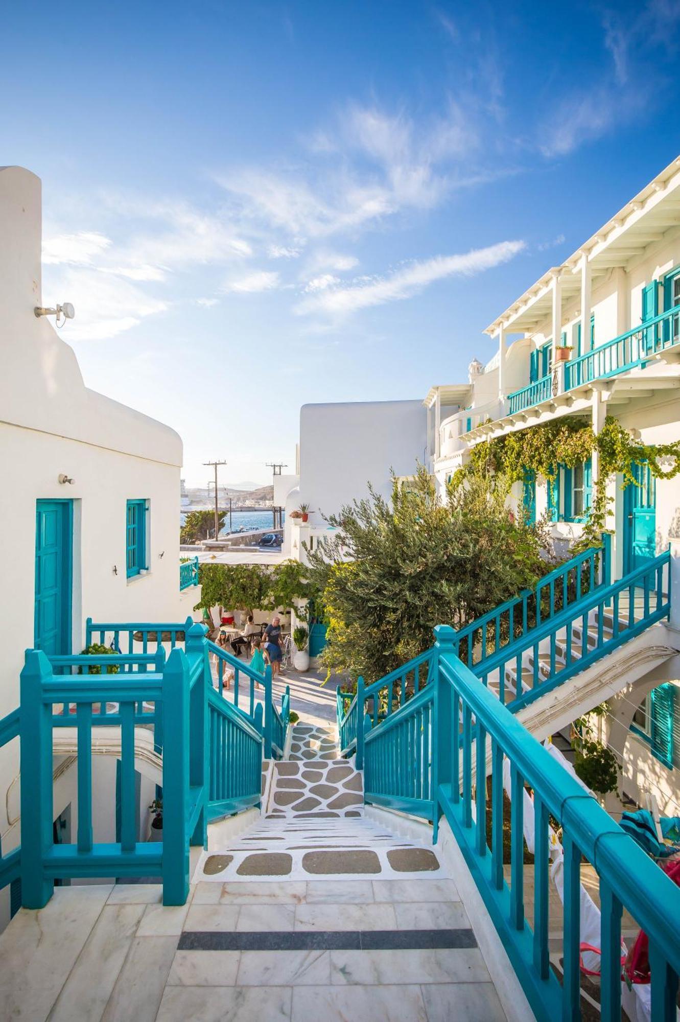 Pension Marias Sea View Mykonos Town Exteriör bild